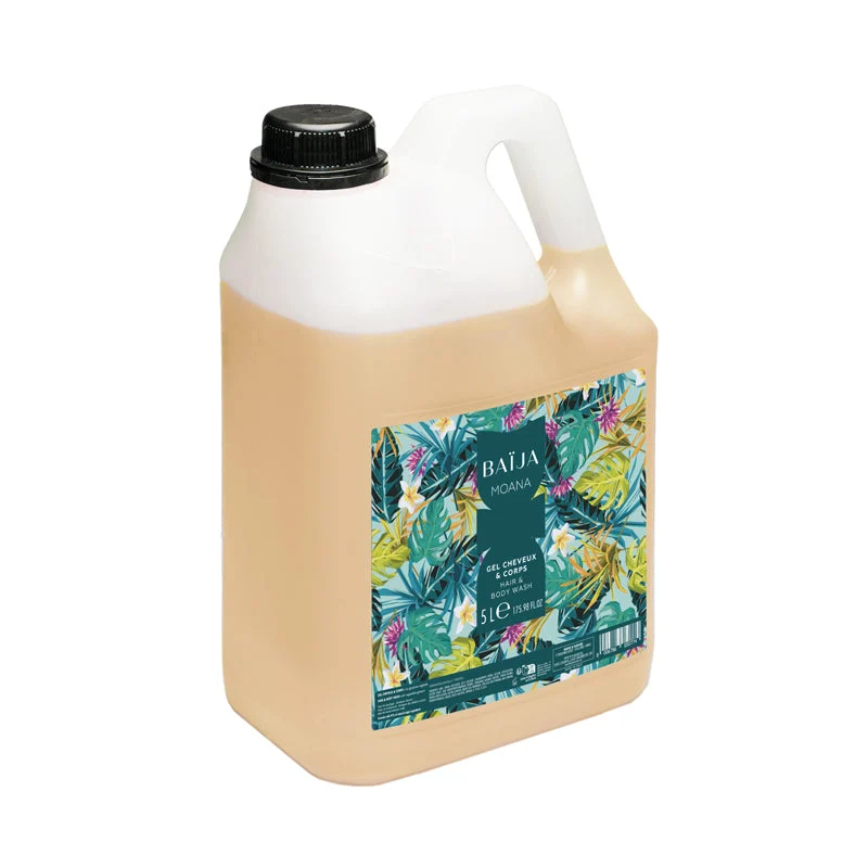 Bagnodoccia e shampoo, tanica 5 L per dispenser - Baija