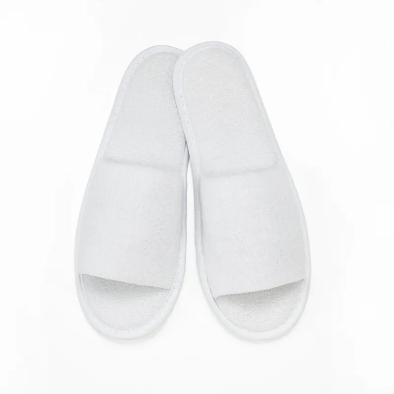 Ciabattine Terry Towel bianche aperte spugna