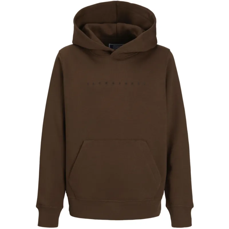 Jack & Jones Cocoa Jjestar Jj Sweat Huva Noos Jnr