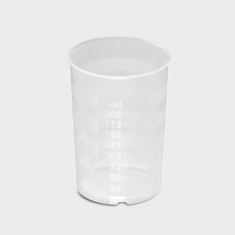melinip Schnabelbecher standard Unterteil 200 ml farblos-natur | Packung (10 Stück)