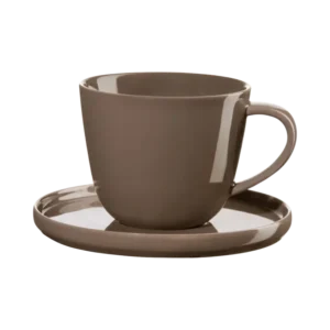 kaffeetasse mit unterteller,, kaori
