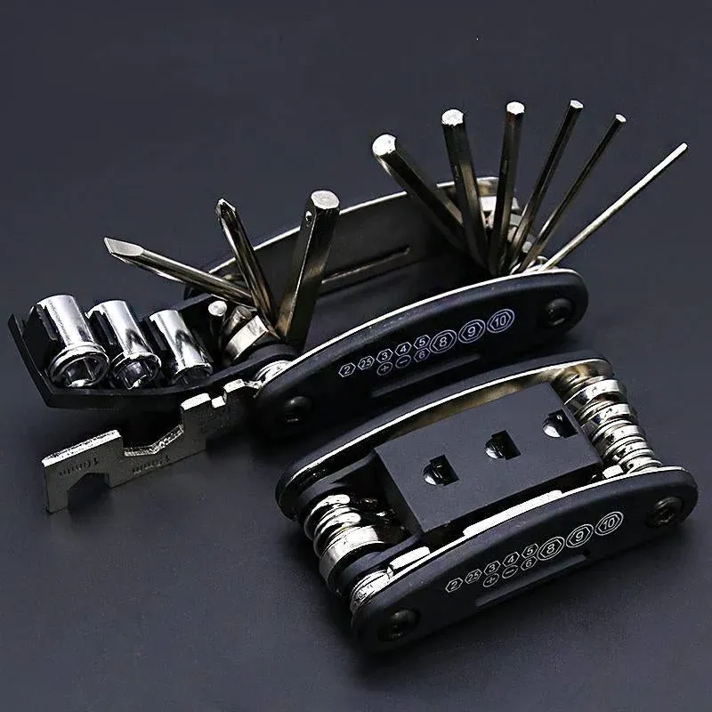 15in1 Multifunctional Pocket Size Bike Repair Tool Kit - Image 0