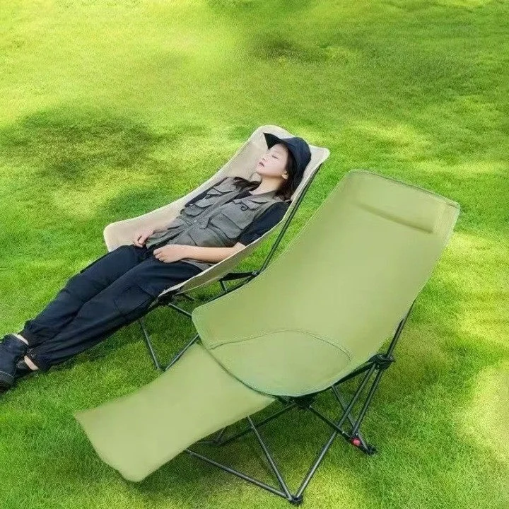 Relax Everywhere Reclining Outdoor Lounge Camping Chair - Image 0