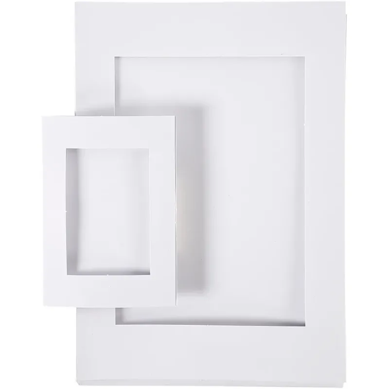 Picture Mount, size A4+A6, 230 g, white, 2x60 pc