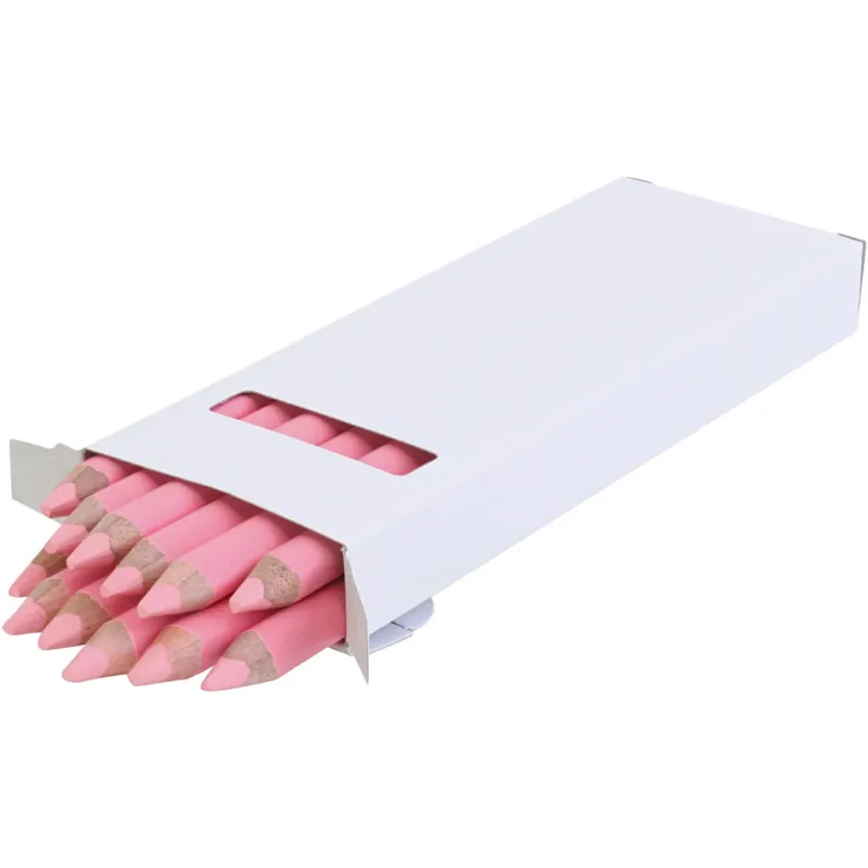 edu Jumbo Coloured Pencils, thickness 10 mm, lead 6,25 mm, rose, 12 pc