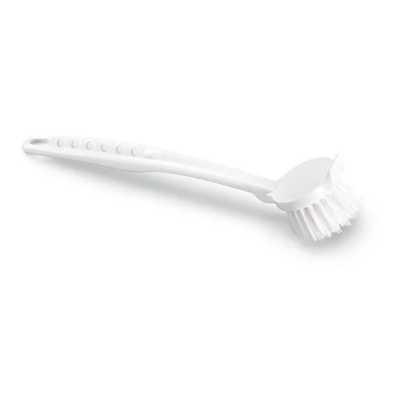 Die Nölle Profi Brush Spülbürste (24 cm) aus Kunststoff mit mittelhartem Borsten und ergonomischem Griff sorgt für sicheren Halt. 1 Stück, von Nölle Profi Brush Bürsten- & Pinseltechnik e.K., abgebildet auf weißem Hintergrund.