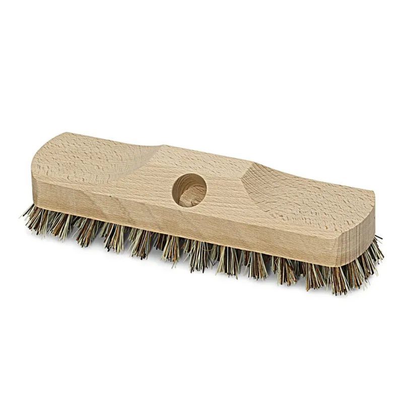 Die Nölle Profi Brush Schrubber Union 22 cm, besonders hart mit Stielloch von Nölle Profi Brush Bürsten- & Pinseltechnik e.K. zeichnet sich durch eine rechteckige Form mit extraharten, dicht stehenden Borsten und einem zentralen Loch zur Stielbefestigung aus.