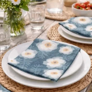 Servietten Blue Flower - 20 Stück