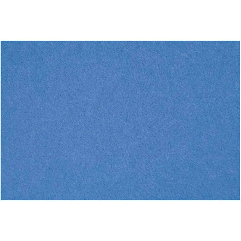 Craft Felt, sheet 42x60 cm, thickness 3 mm, blue, 1 sheet