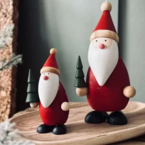 Weihnachtsmann mit Weihnachtsbaum - Klein
