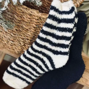 Socken Fluffy Blau - Set mit 2 Paar