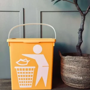 BIO-Eimer mit Deckel 12 Liter - GELB