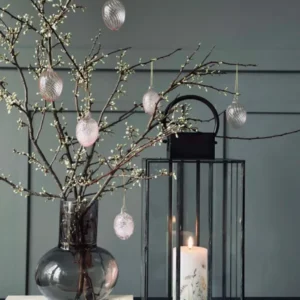 Hängende Glas-Eier - 3 Stk. - Rosa