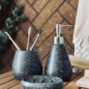 Badezimmer-Set mit 3 Teilen - Stone