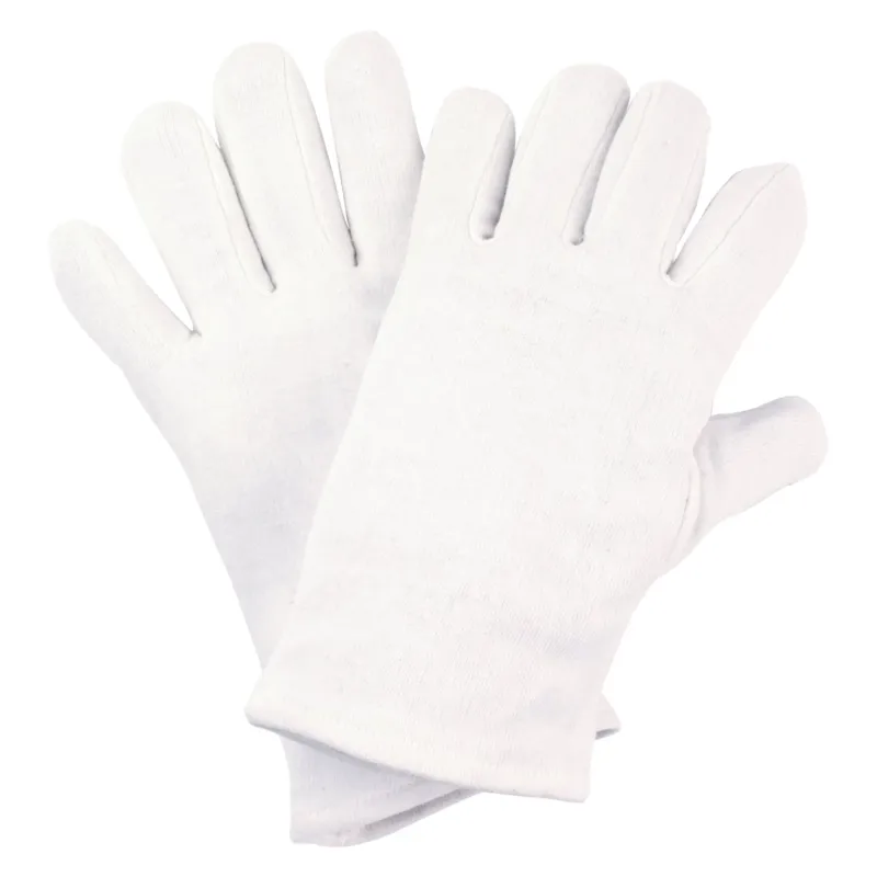 NITRAS Baumwoll-Trikot-Handschuhe, weiß, OEKO-TEX Baumwoll-Trikot, Größe 10 | Packung (12 Paare)