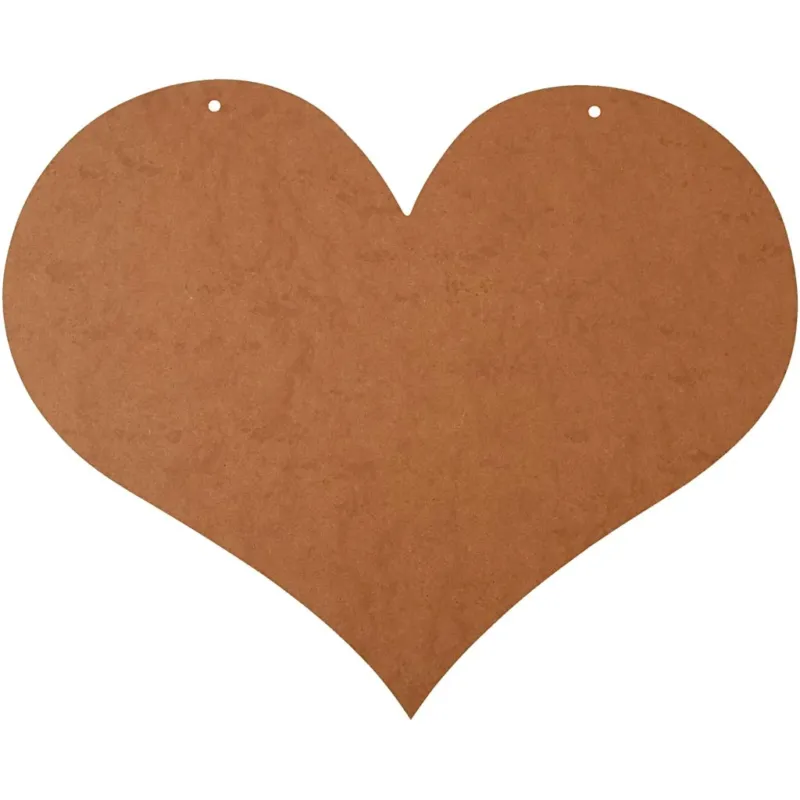 Heart, size 50x40 cm, thickness 5 mm