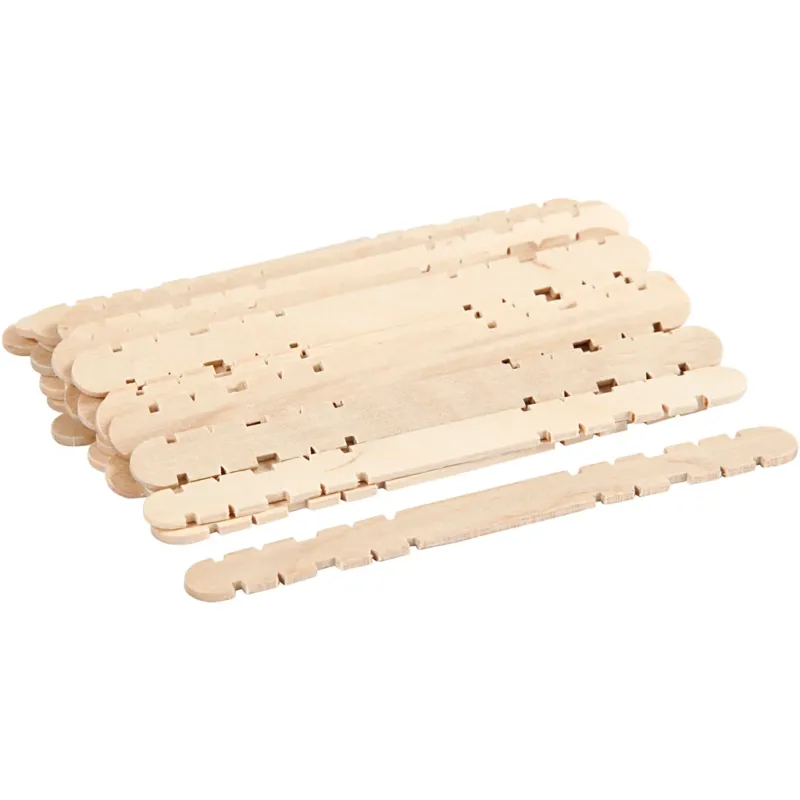 Construction sticks, L: 11,4 cm, W: 10 mm, 30 pc