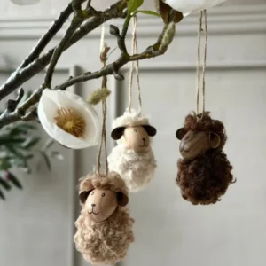Hängendes Fluffy-Schaf - Verschiedene Farben