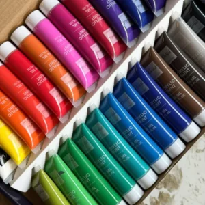 Acrylfarbe 36 ml - Set mit 24 Stk. Ideal zum Steine bemalen