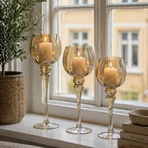 Kerzenhalter Amber - Set mit 3 Stück
