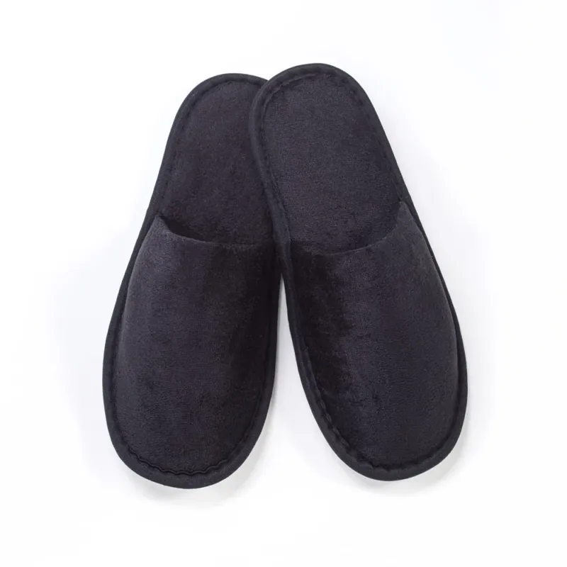 Ciabattine luxury nere Soft Plush