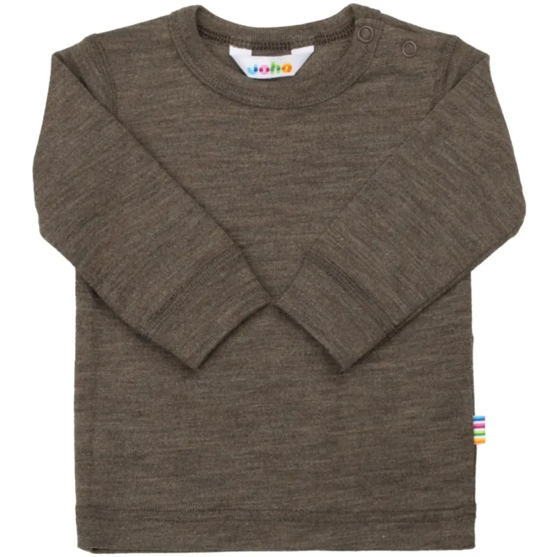 Joha Brown Melange Blus M/Lange Ärmar
