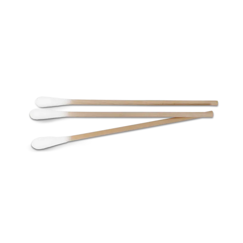 MaiMed - Tip unsteril Wattestäbchen, 15 cm lang, Holzstab | Packung (100 Stück)