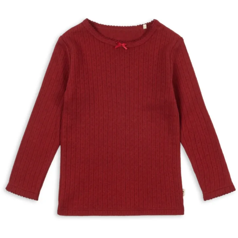 Konges Sløjd Red Dahlia Minnie Blus Gots
