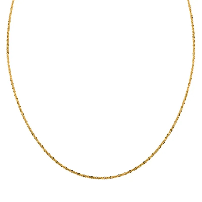 925 Silber vergoldet Kette ca. 45 cm