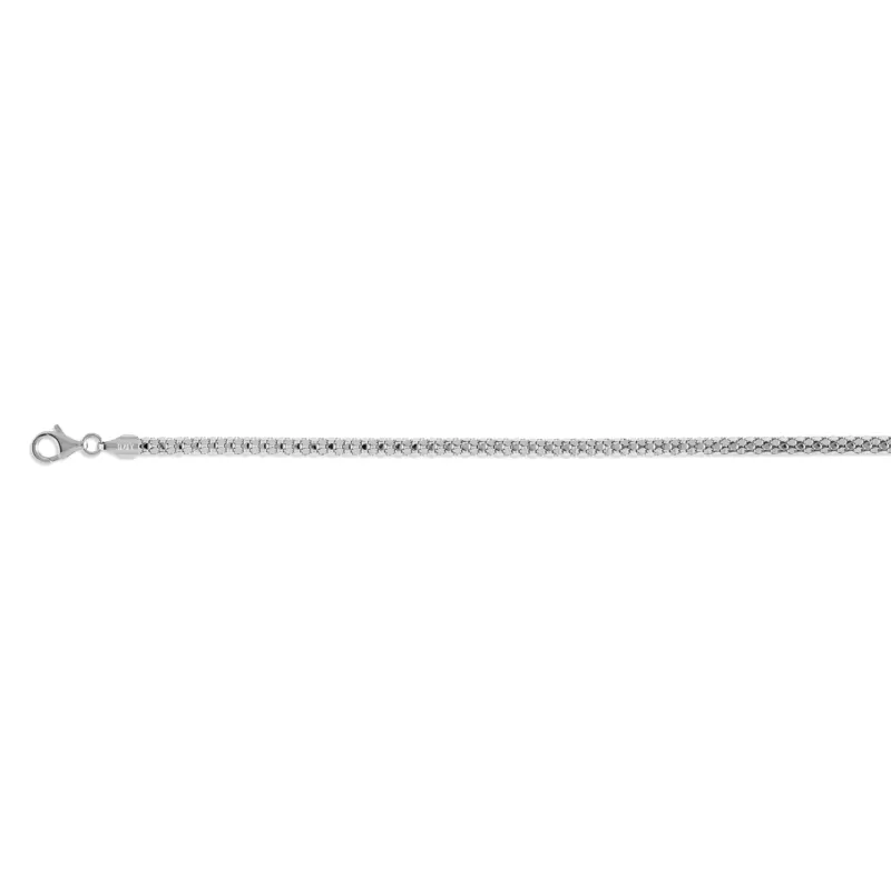 925 Silber rhodiniert Kette ca. 50 cm ca. 14,75g