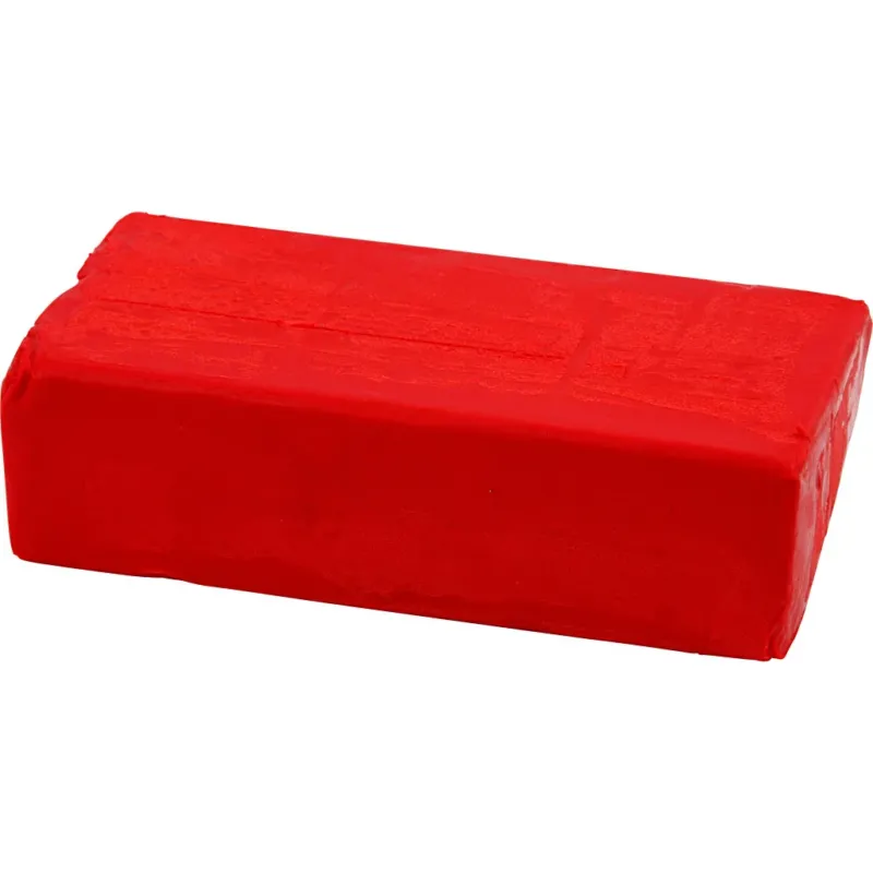 Modelling Clay, size 13x6x4 cm, red, 500 g