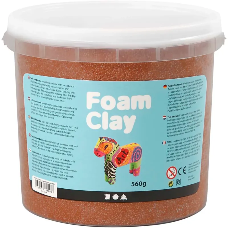 Foam Clay®, brown, 560 g/ 1 bucket