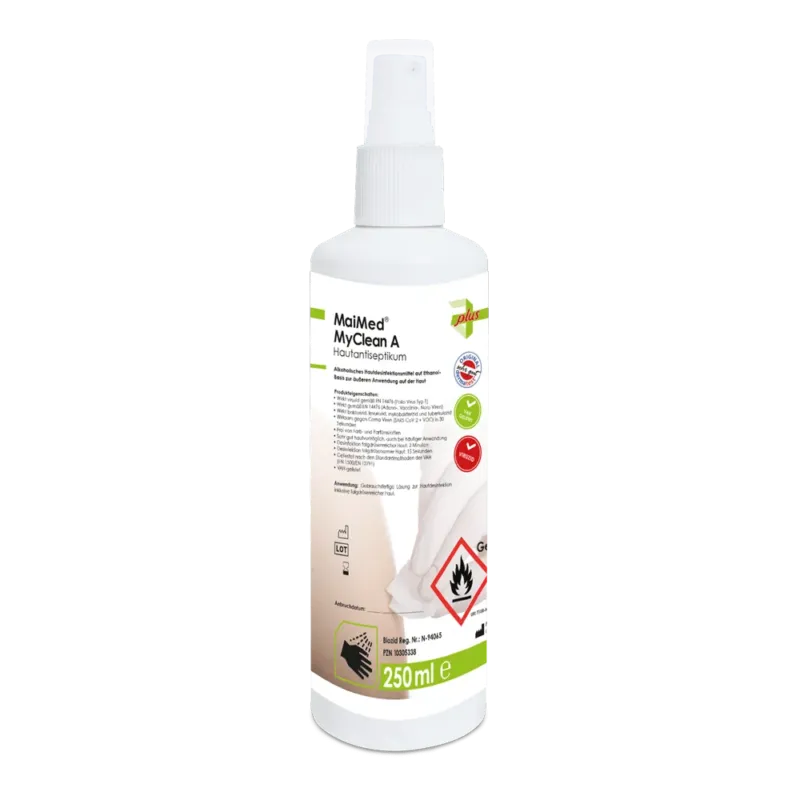 MaiMed MyClean A Hautantiseptikum mit Sprühkopf, farblos, 250 ml/Fl. | Flasche (250 ml)
