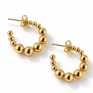 Ohrringe Gunilla 25 mm - 18k vergoldet