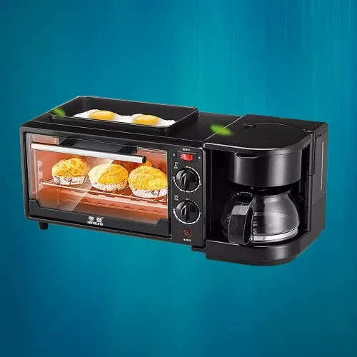 3in1 Multifunctional Breakfast Maker Oven - Image 0