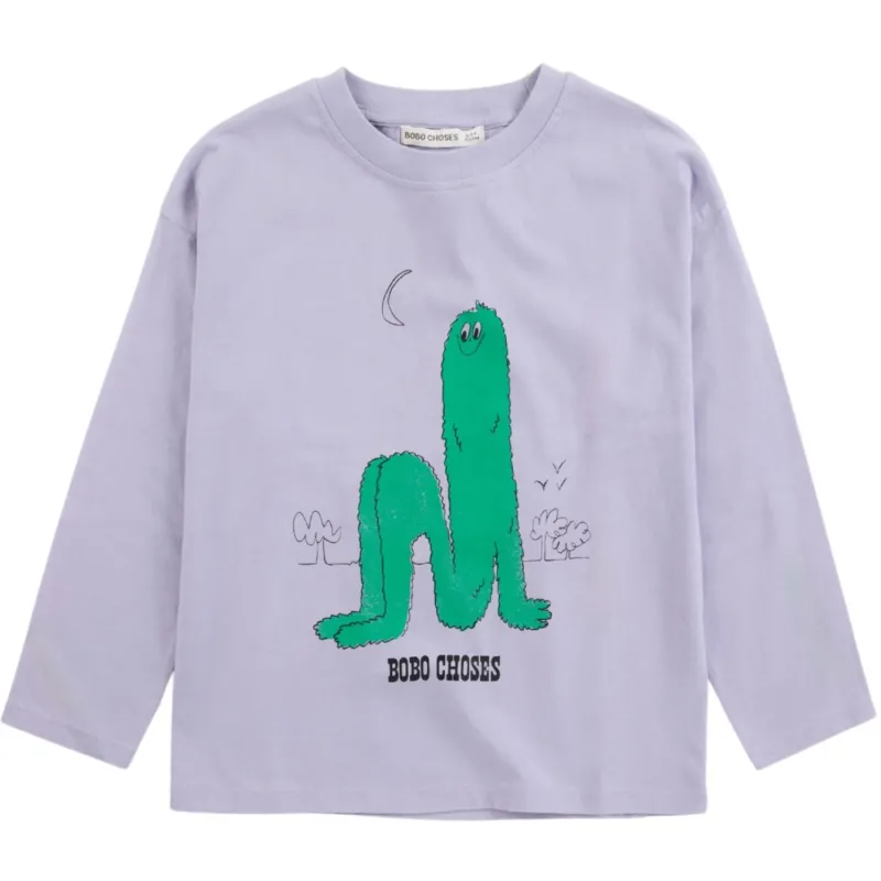 Bobo Choses Lavender Long Puff T-Shirt