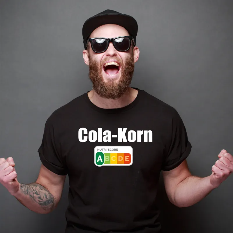 Funnywords® - Cola-Korn Nutri Score A T-Shirt
