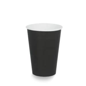 takeaware.nl Koffiebekers Kartonnen koffiebeker 180cc 7.5oz zwart gecertificeerd