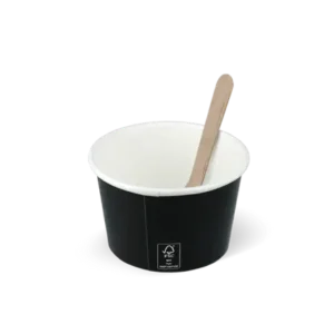 Ice cream cup Carton 120ml Ø7,8cm 4oz FSC®Mix Black (1.000 pcs)