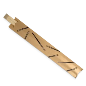 takeaware.nl Bestek Bamboe chopsticks eetstokjes 21cm in hoesje 100% FSC® BIO