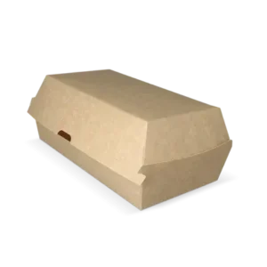 Hotdog box 20x10x8cm kraft/White (300 pcs)