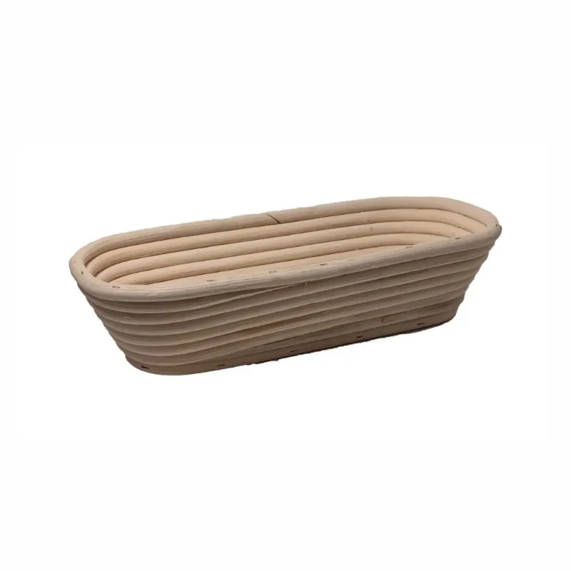 Oval Länglicher Gärkorb aus Peddigrohr