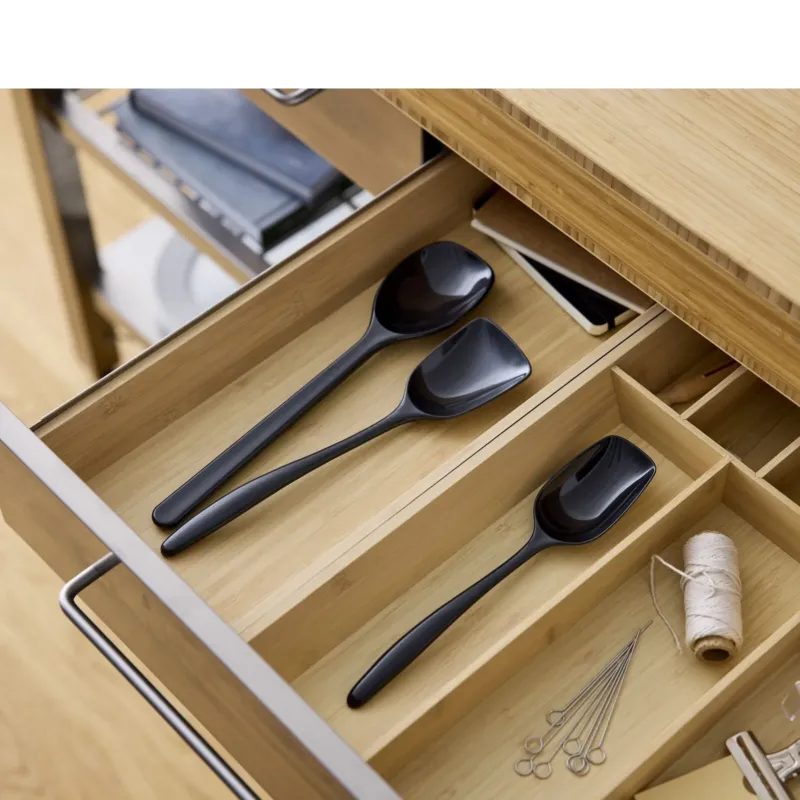 Kochlöffel-Set Dänischer Design-Klassiker - 3 Teile - Carbon Schwarz