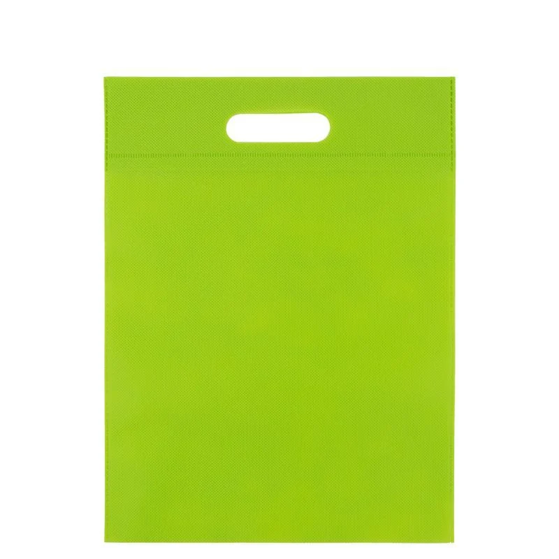 Budget-Non-Woven-Taschen mit Griff 30x40 cm Grün (400 Stück) [FP-DNW025]