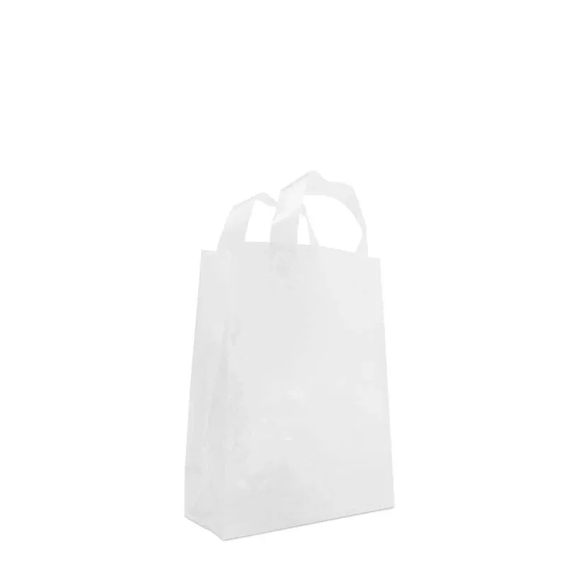 Kunststoff-Blockbodentaschen - Halbtransparent 22+10x30 cm (250 Stück) [FP-DQL005]