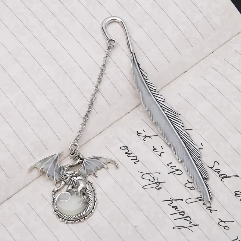 Dragon Glow In The Dark Luminous Bookmark - Image 0
