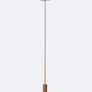 fortuna floor lamp - brushed gold
