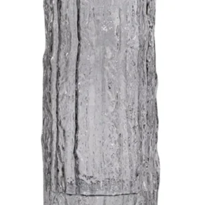 Vase-Blumenvase mit Streifen, Transparent Höhe ca. 25cm