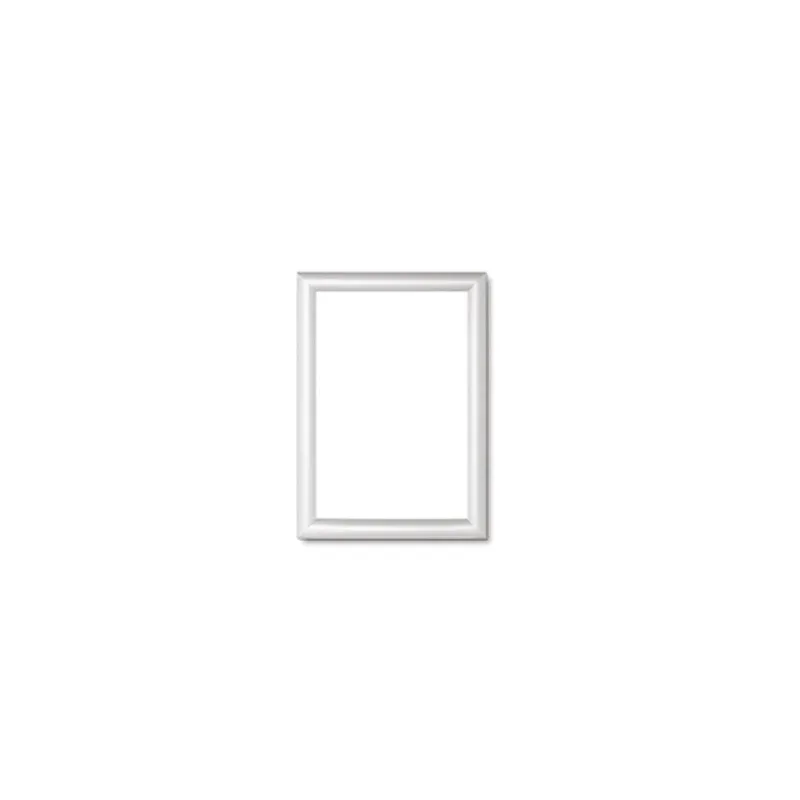 Porta avvisi da parete con cornice argentata, per formato A4