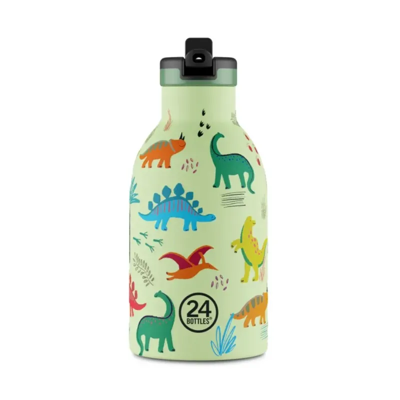 Isolierte Edelstahlflasche für Kinder 'Jurassic Friends' 330 ml